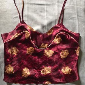 ✨Vintage silk tank top✨